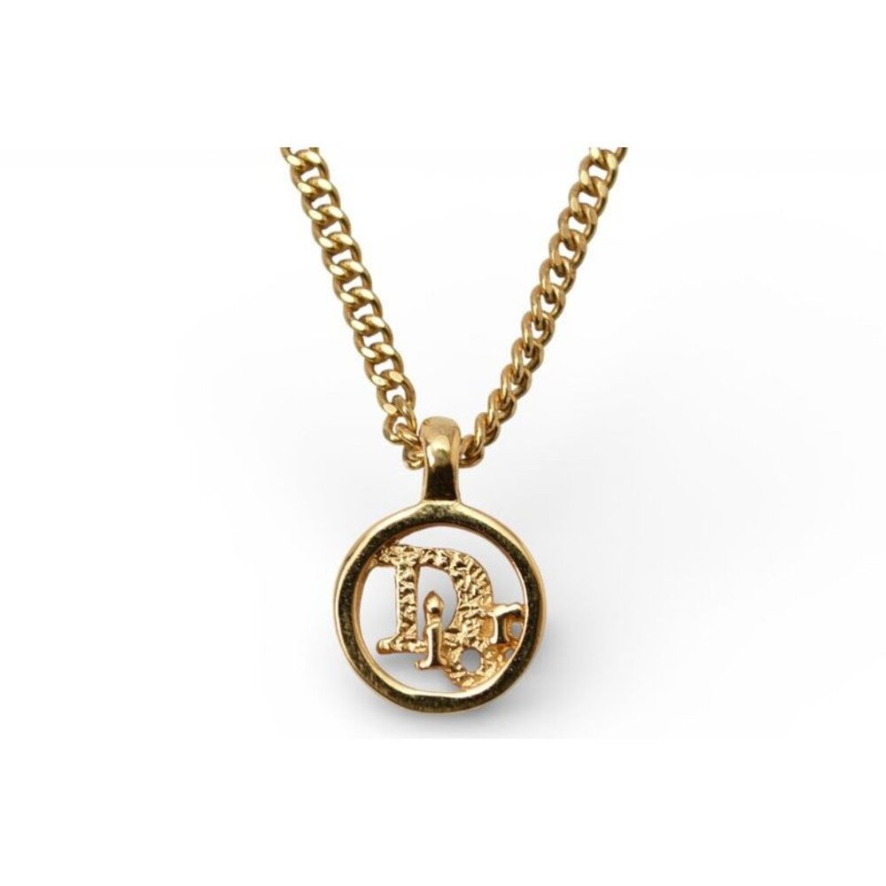 Christian Dior Necklace Logo Circle